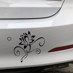 Load image into Gallery viewer, Car / Window Vinyl Sticker &quot;Lotos Flower&quot;
