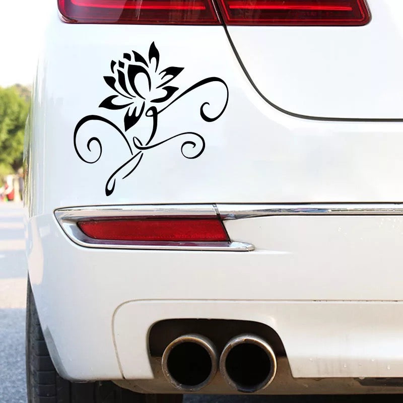 Auto / Logu vinila uzlīme "Lotos Flower"
