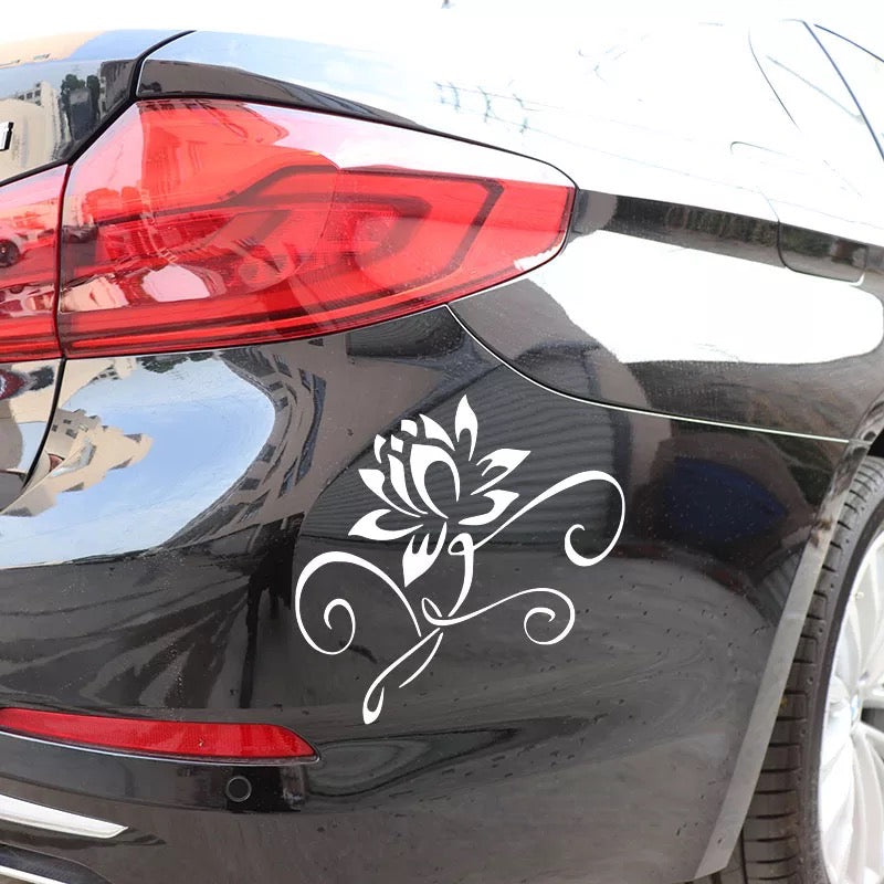 Auto / Logu vinila uzlīme "Lotos Flower"