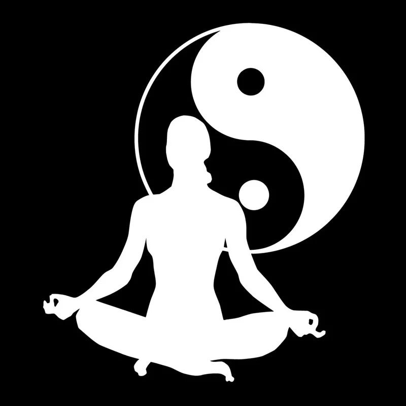 Auto / Logu vinila uzlīme "Yin Yang"