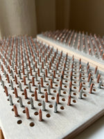 Load image into Gallery viewer, Sadhu Board with Copper &amp; Stainless nails &quot;Yin-Yang&quot; 9mm / 10mm / 11mm
