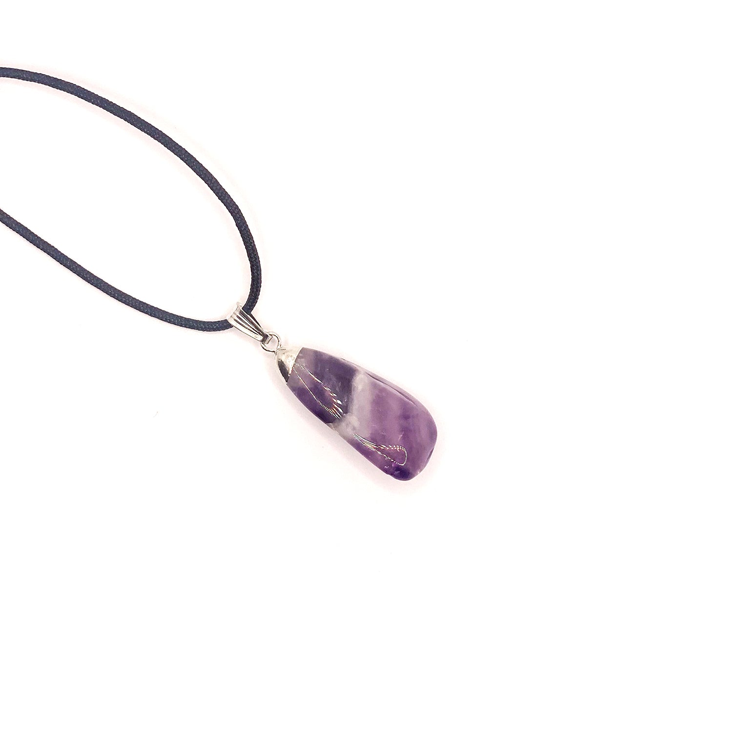 Kulons Pin Drilled Cap Ametists / Ševrona Ametists / Chevron Amethyst 1.5cm - 3cm