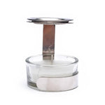Load image into Gallery viewer, Incense holder stainless steel with candle glass
