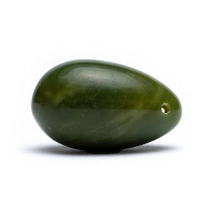 Akmens Nefrīts / Yoni Ola Nefrīts / Yoni Egg Green Jade with Hole 2x3cm / 2.5x4cm / 3x4.5cm