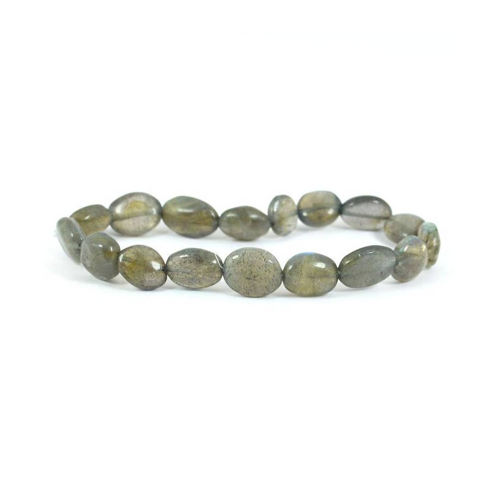 Rokassprādze Labradorīts Madagaskara / Labradorite Tumbled Stones