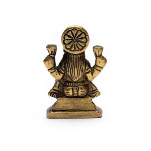 Hinduistu Dievības Statuja Piektdienai Dieviete Lakšmi / Hindu God statue Friday Godess Laxmi  5.4x3.2cm