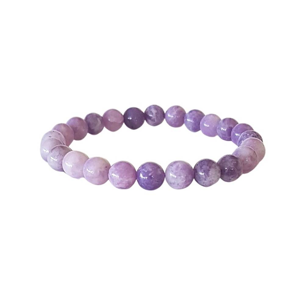 Rokassprādze Lepidolīts Madagaskara / Lepidolite 4mm