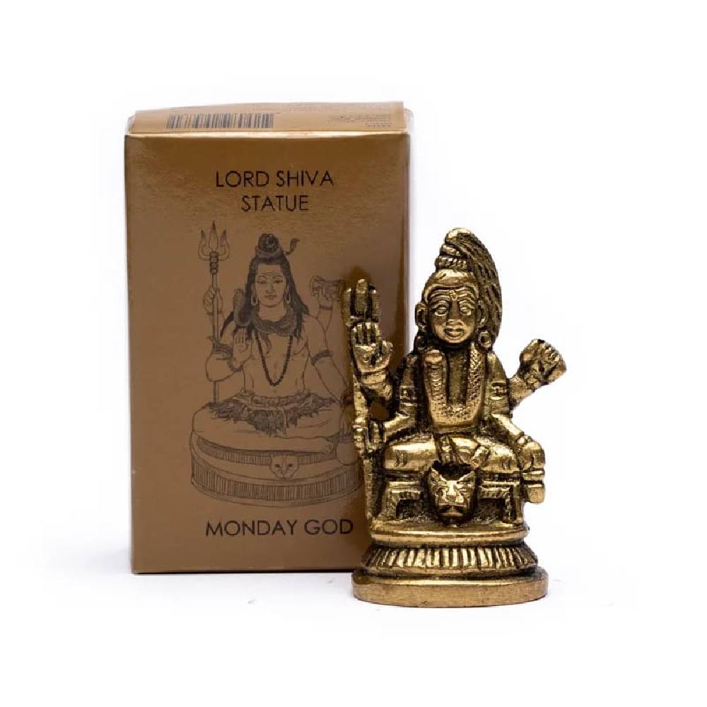 Hindu God statue Monday Lord Shiva 5.5x3.5cm
