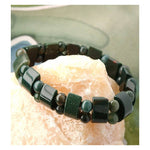 Load image into Gallery viewer, Stone Bracelet Moss Agate 14mm

