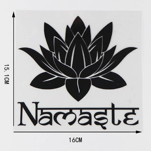 Auto / Logu vinila uzlīme "Namaste"