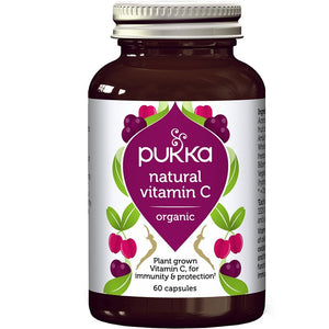 Natural Vitamin C Organic 60 kapsulas