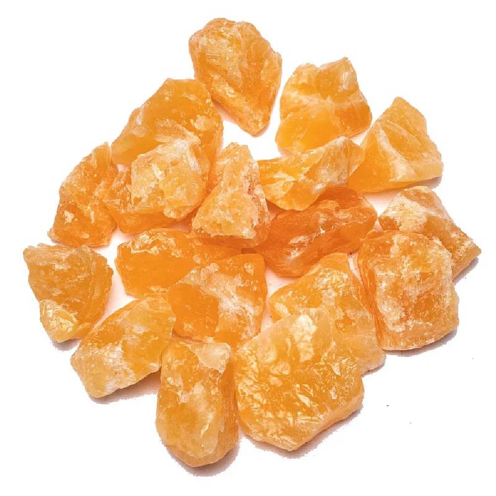 Neapstrādāts Akmens Kalcīts / Oranžais Kalcīts Dienvidāfrika / Orange Calcite