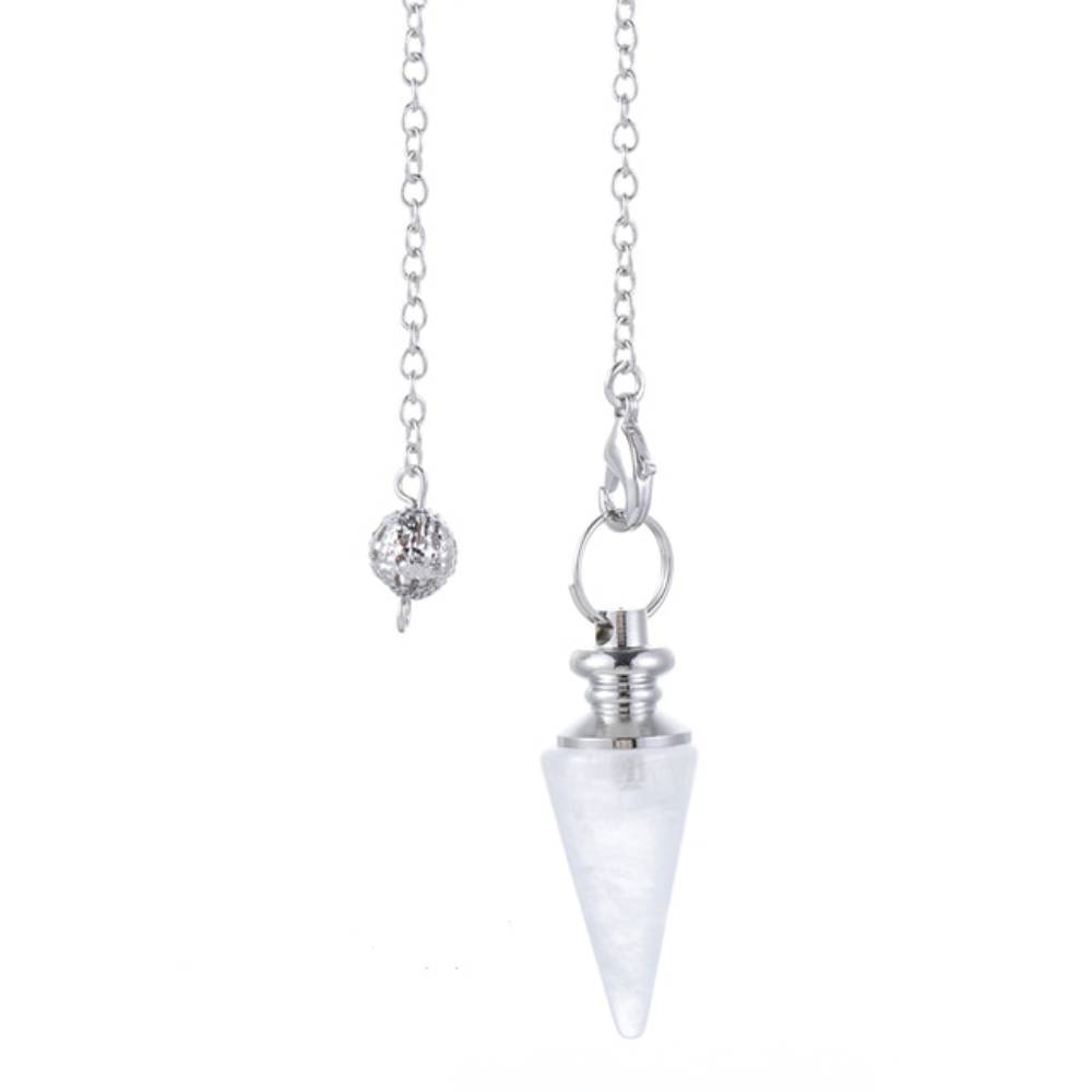 Svārsts Kalnu Kristāls / Rock Crystal Conical Pendulum Healing Crystal