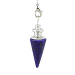 Load image into Gallery viewer, Svārsts Lazurīts / Lapis Lazuli Conical Pendant Healing Crystal
