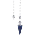 Ielādēt attēlu galerijas skatītājā, Svārsts Lazurīts / Lapis Lazuli Conical Pendant Healing Crystal
