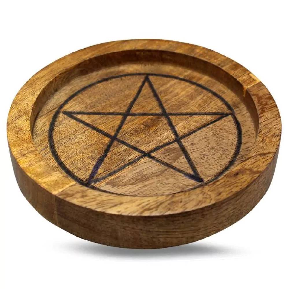 Mango Koka Kristāla Režģis Pentagram / Pentagramma 15cm / 30cm