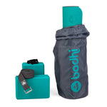 Ielādēt attēlu galerijas skatītājā, Komplekts Jogas Paklājiņš Lotus Pro, Bloki un Jogas siksna ar metāla sprādzi / Yoga Set Flow
