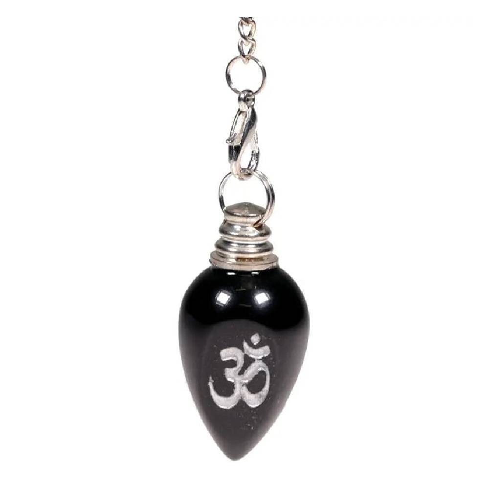 Svārsts Ahāts / Melnais Ahāts / Black Agate with OM