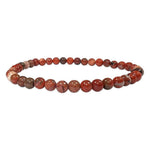 Ielādēt attēlu galerijas skatītājā, Rokassprādze Jašma / Sarkanā Jašma Dienvidāfrika / Red Jasper 4mm
