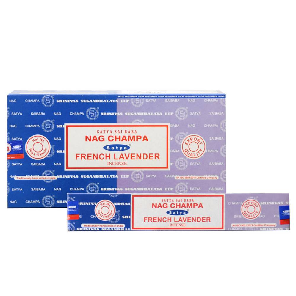 Smaržkociņi Nag Champa & French Lavender / Franču Lavanda 8grx2