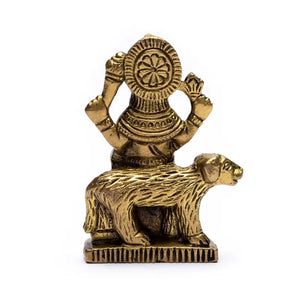 Hindu God statue Saturday Lord Shani 6x4.5cm