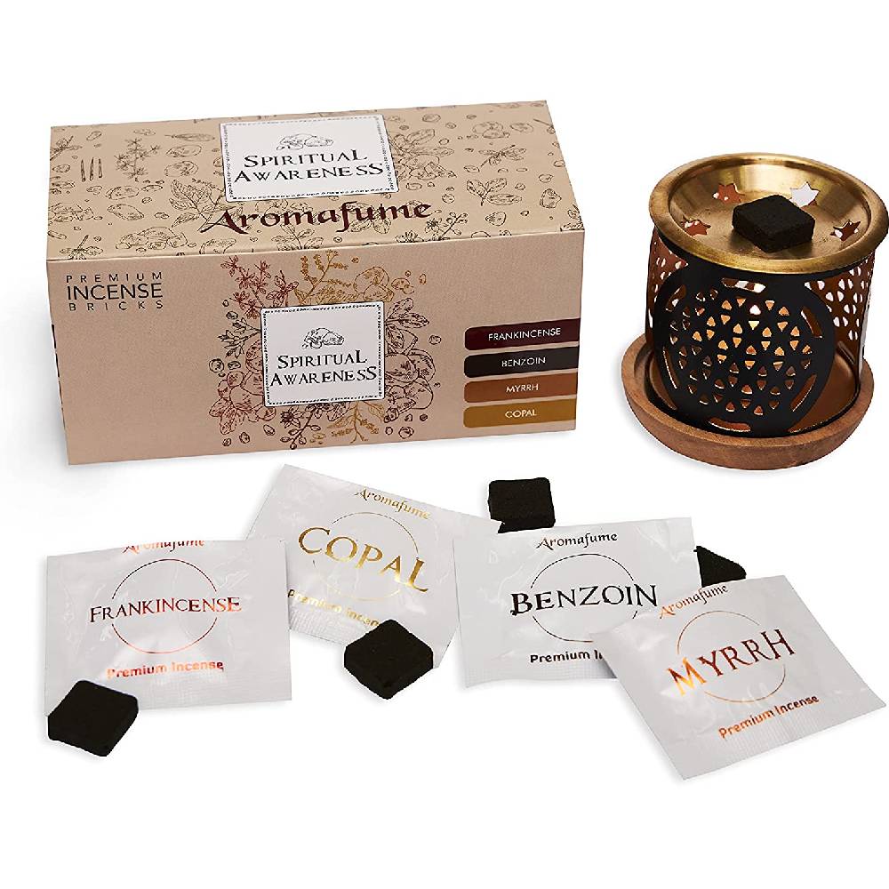 Spiritual Awareness Incense set: Diffuser + incense bricks