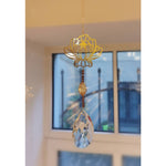 Load image into Gallery viewer, Lotus crystal string &amp; rainbow drop white 30cm
