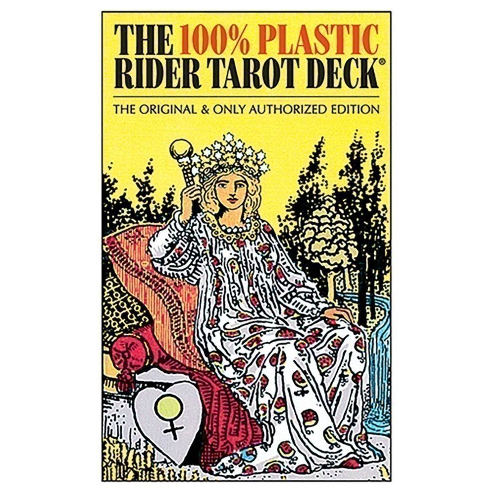The 100% Plastic Rider Tarot Deck Taro Kārtis