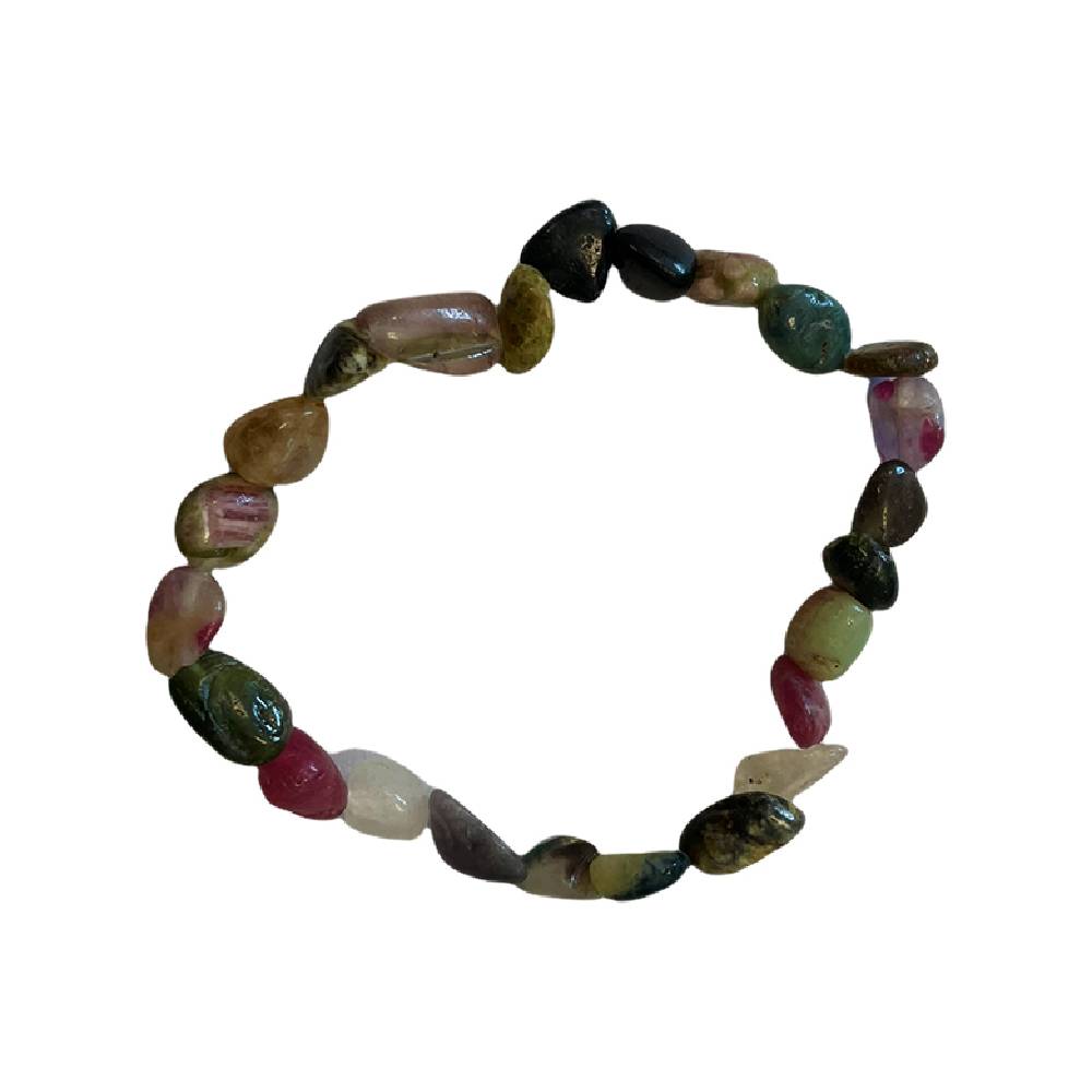 Rokassprādze Turmalīns / Turmalīns Multicolour Brazīlija / Tourmaline Multicolor Tumbled Stones