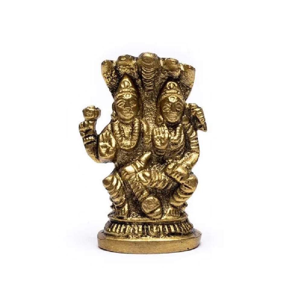 Hinduistu Dievības Statuja Ceturtdienai Kungs Višnu / Hindu God statue Thursday Lord Vishnu 5.5x3.5cm