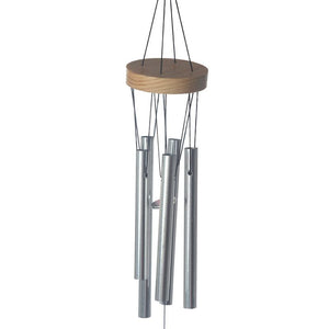 Wooden Wind Chime with Metal Tubes 37cm