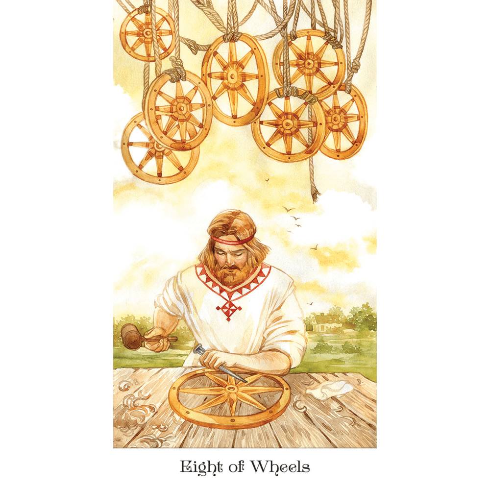 Tarot of the Golden Wheel Taro Kārtis