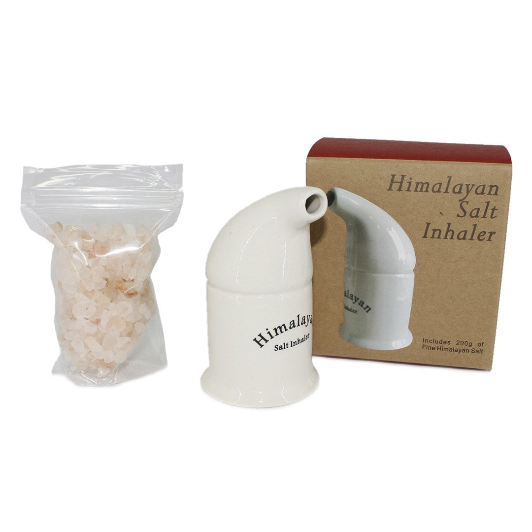Porcelāna Inhalators un Himalaju Rozā Sāls