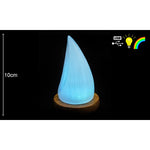 Load image into Gallery viewer, Selenite USB Lamp with base 10cm
