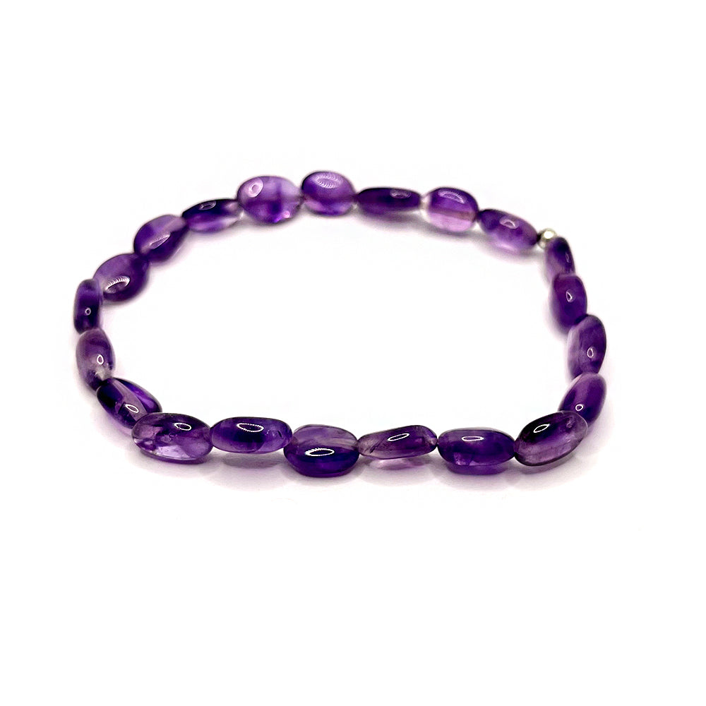 Stone Bracelet Amethyst Eye