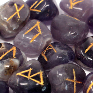 Indian Runes Amethyst