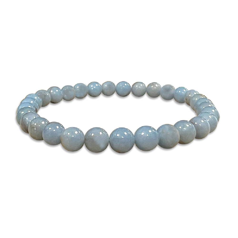 Rokassprādze Angelīts Peru / Orange Angelite 6mm