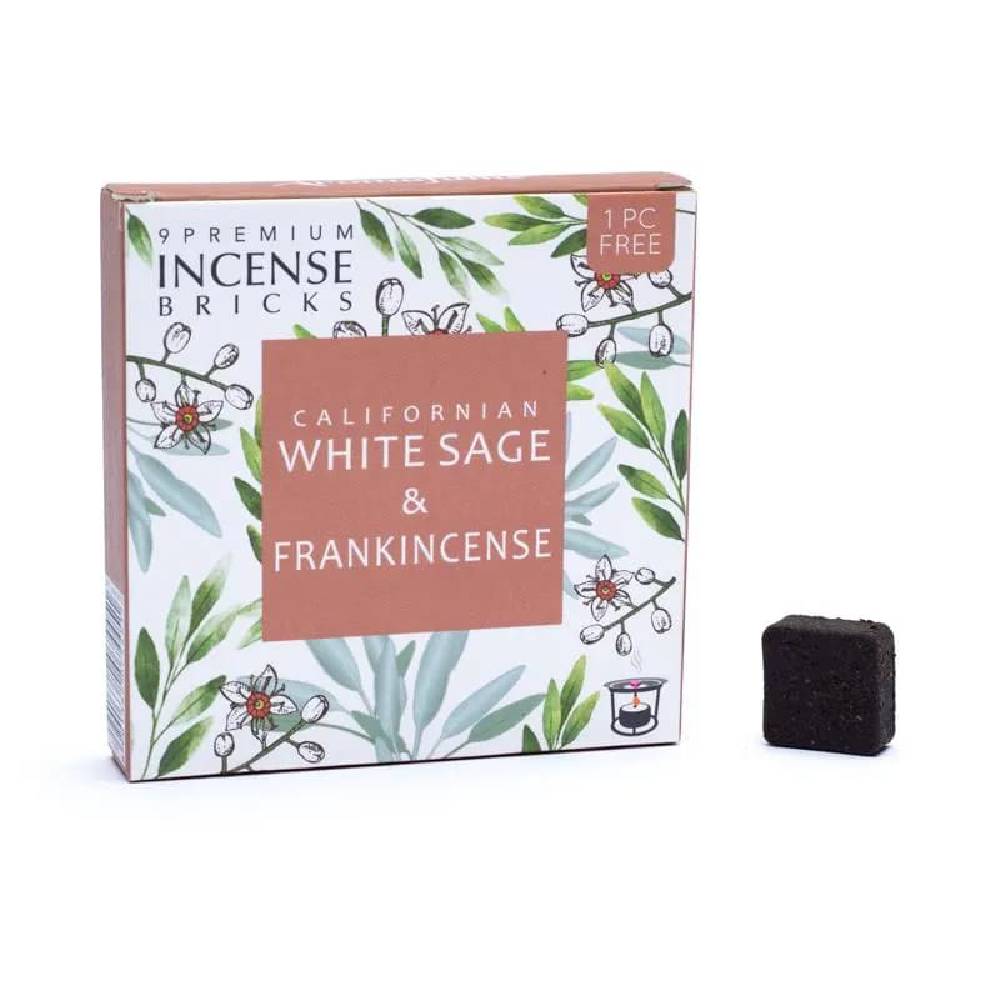 Aromafume incense bricks white sage & frankincense 40gr