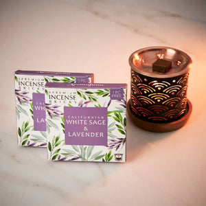 Aromafume incense bricks white sage & lavender 40gr