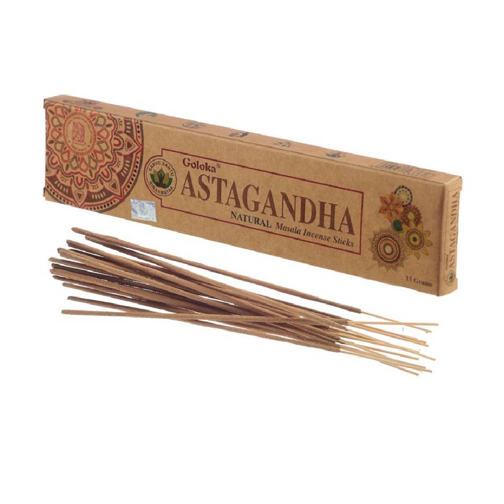 Goloka Astagandha Natural Masala Incense Sticks 15g