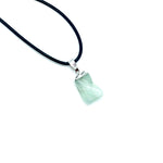 Load image into Gallery viewer, Aquamarine gemstone pendant pin drilled cap 1cm - 2.5cm
