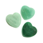 Load image into Gallery viewer, Gemstone Green Aventurine Heart 30-35mm
