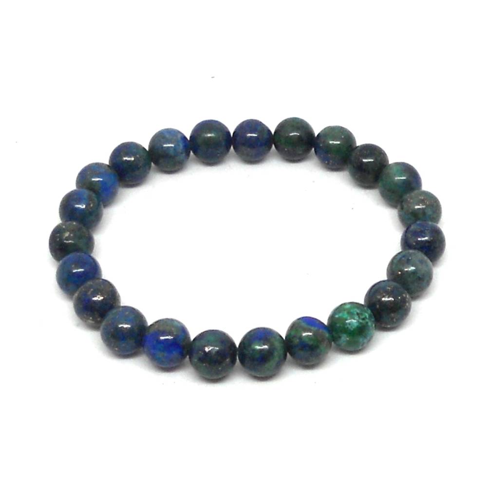 Rokassprādze Azurīts un Malahīts Brazīlija / Azurite & Malachite 8mm