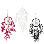 Ielādēt attēlu galerijas skatītājā, Sapņu Ķērājs Bali Dreamcatcher Baltā / Melnā / Sarkanā Krāsa Ø17cm
