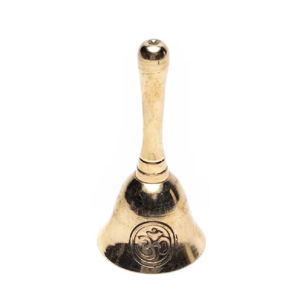 Zvaniņš Brass Hand Bell OHM 9.5cm x 4.5cm