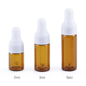 Glass dropper bottle with pipette 3-5ml