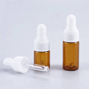 Glass dropper bottle with pipette 3-5ml