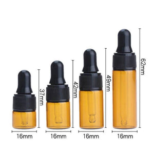 Glass dropper bottle with pipette 5ml