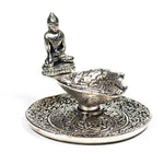 Load image into Gallery viewer, Incense burner offering hands with boeddha 9x4cm
