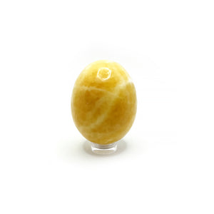 Stone Orange Calcite Egg
